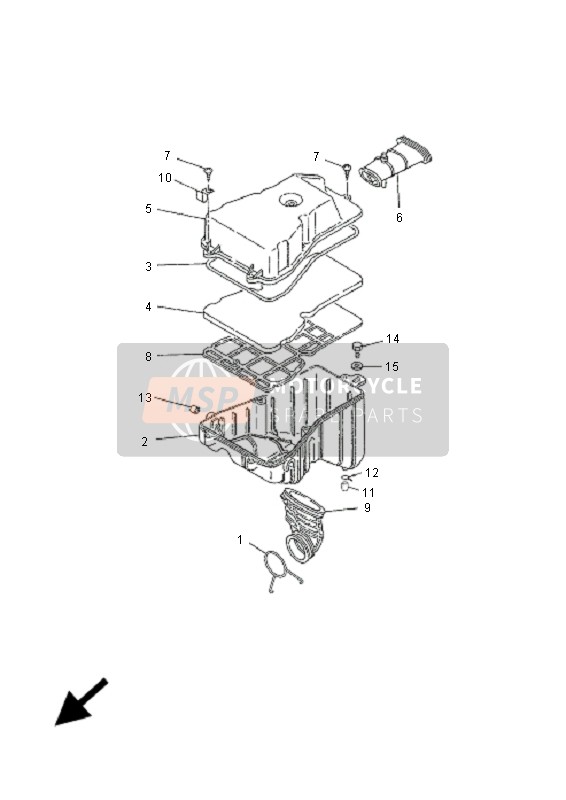 Yamaha TZR50 2009 Intake for a 2009 Yamaha TZR50